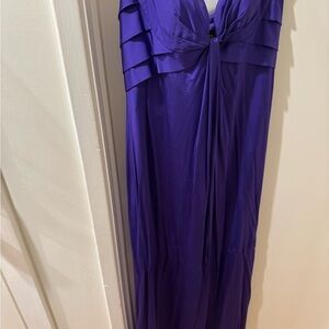 Elegant Purple Evening Gown